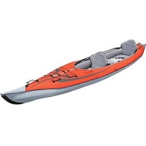 Advanced Elements Frame Covertible Kayak Gonflable Adulte Mixte. Rouge/Gris
