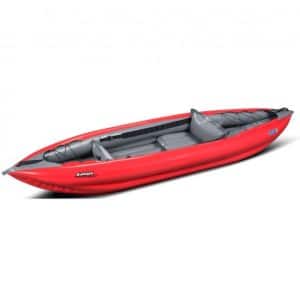 Gumotex Safari 330 Xl Kayak De Rivière Gonflable Autovideur Monoplace