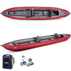 Kayak Gonflable Gumotex Solar 019 Rouge | 3 Places