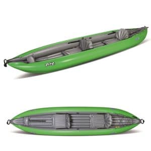Kayak Gumotex Twist 2/1 Convertible Nitrilon Vert