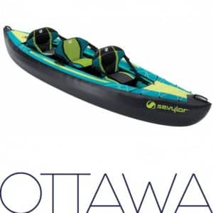 Kayak Sevylor Ottawa Kayak Gonflable 3 Places.