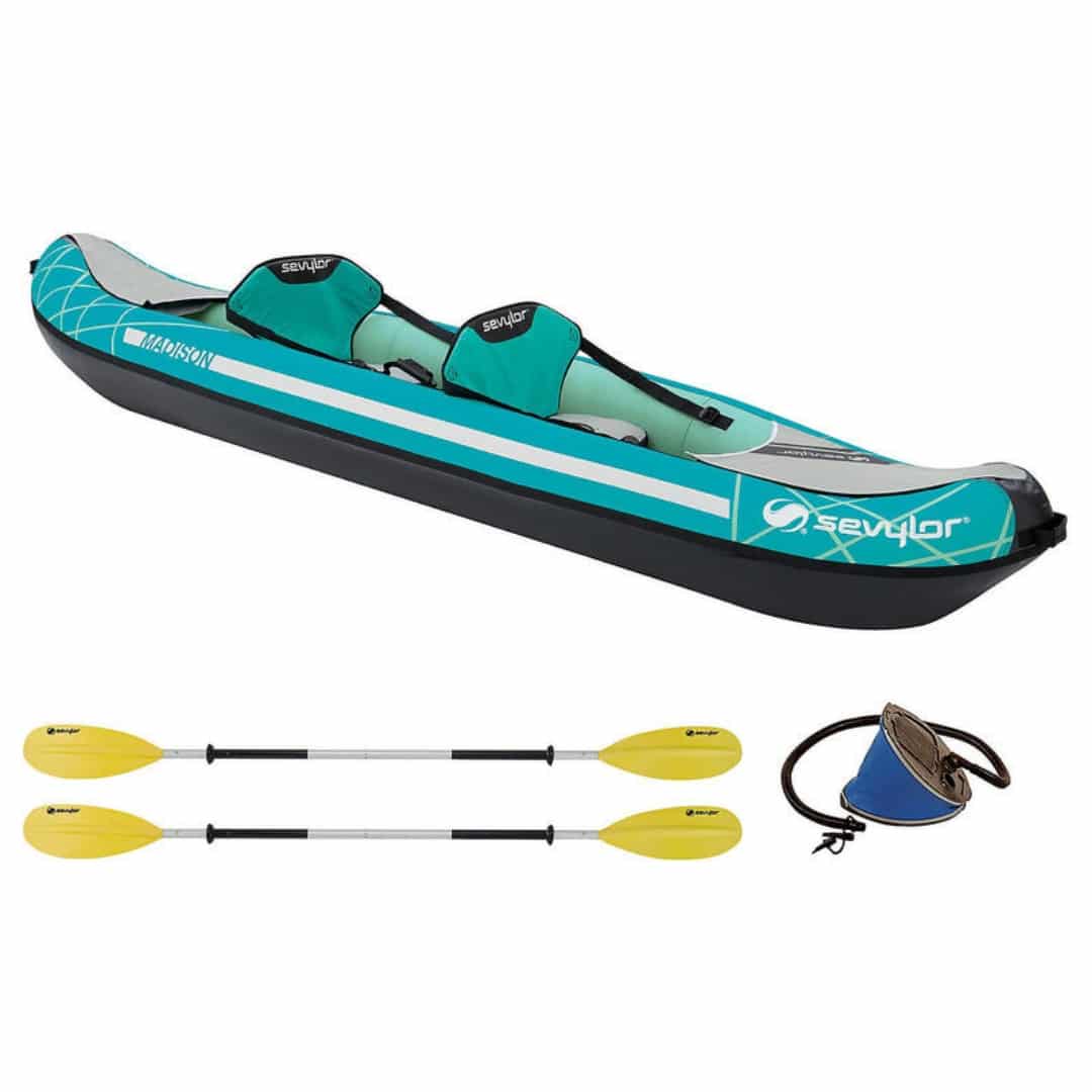 Kit Kayak Gonflable Madison 2 personnes (avec pagaies et gonfleur) 1 Kit Kayak Gonflable Madison 2 personnes (avec pagaies et gonfleur)