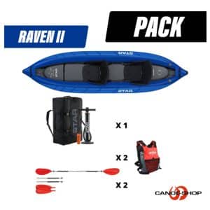 Pack Kayak Gonflable Star Raven 2 - Nrs