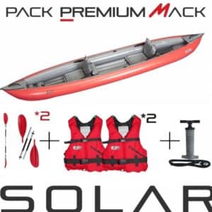 Pack Premium Gumotex Solar Kayak Gonflable 2/3 Places