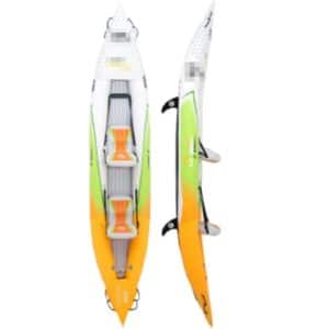 Tomyeus Bateau Gonflable Sport De Pêche En Bateau Gonflable Kayak Canoë Radeau De Radeau Pagayeur Bateau Gonflable (Color : 2 Person)