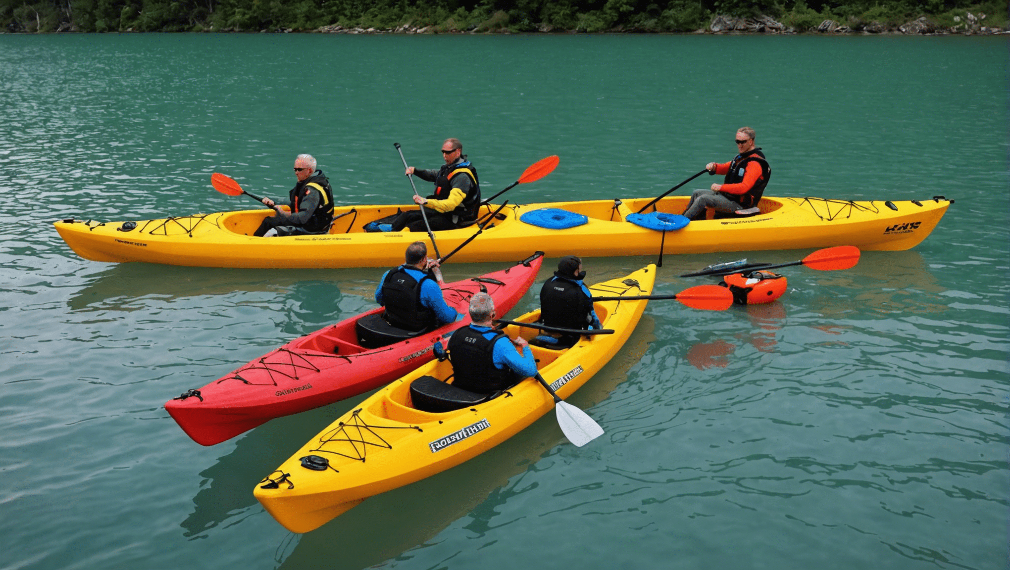 découvrez notre sélection de systèmes de flottaison pour kayak, pour une expérience aquatique en toute sécurité.